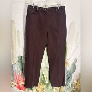 Vintage St. John Essentials by Marie Broen Brown Pants 🌵14